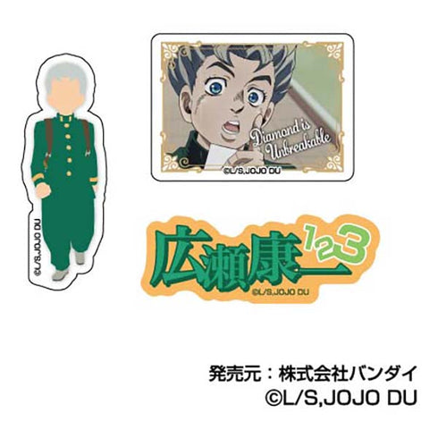『ジョジョの奇妙な冒険 ダイヤモンドは砕けない』デバイスステッカー  彩色影絵【BOX】